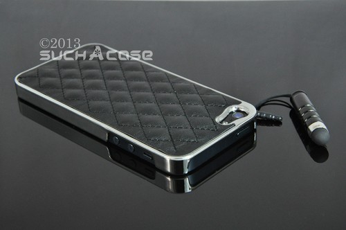 Black genuine leather hard - leather,